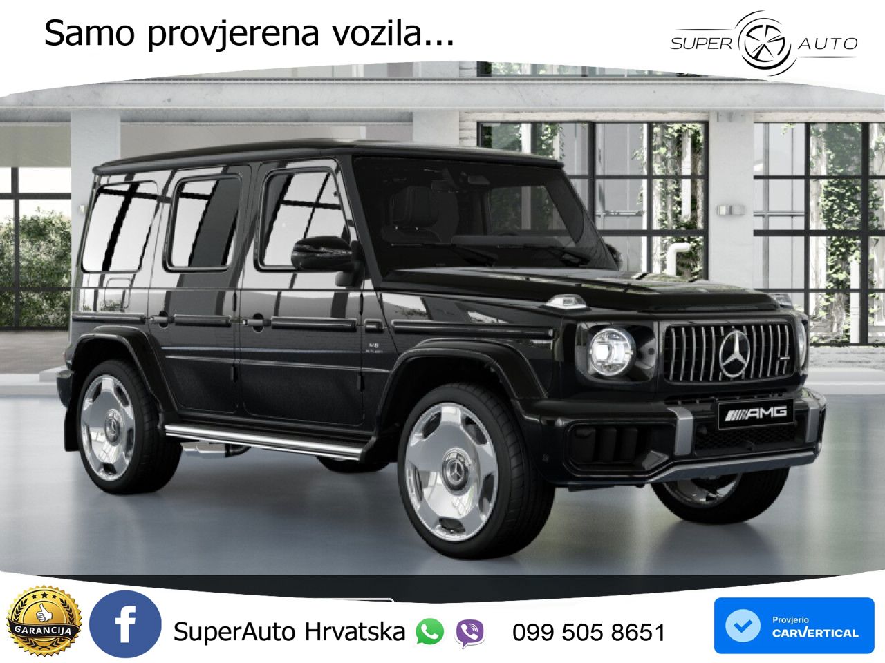 Mercedes AMG G 63 Long V8 (585 KS) 4MATIC 9G-TRONIC AMG SPEEDSHIFT TCT Exclusive LED+GR SJED+ACC