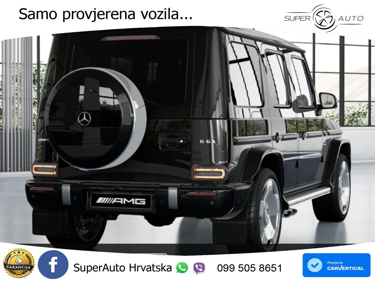 Mercedes AMG G 63 Long V8 (585 KS) 4MATIC 9G-TRONIC AMG SPEEDSHIFT TCT Exclusive LED+GR SJED+ACC