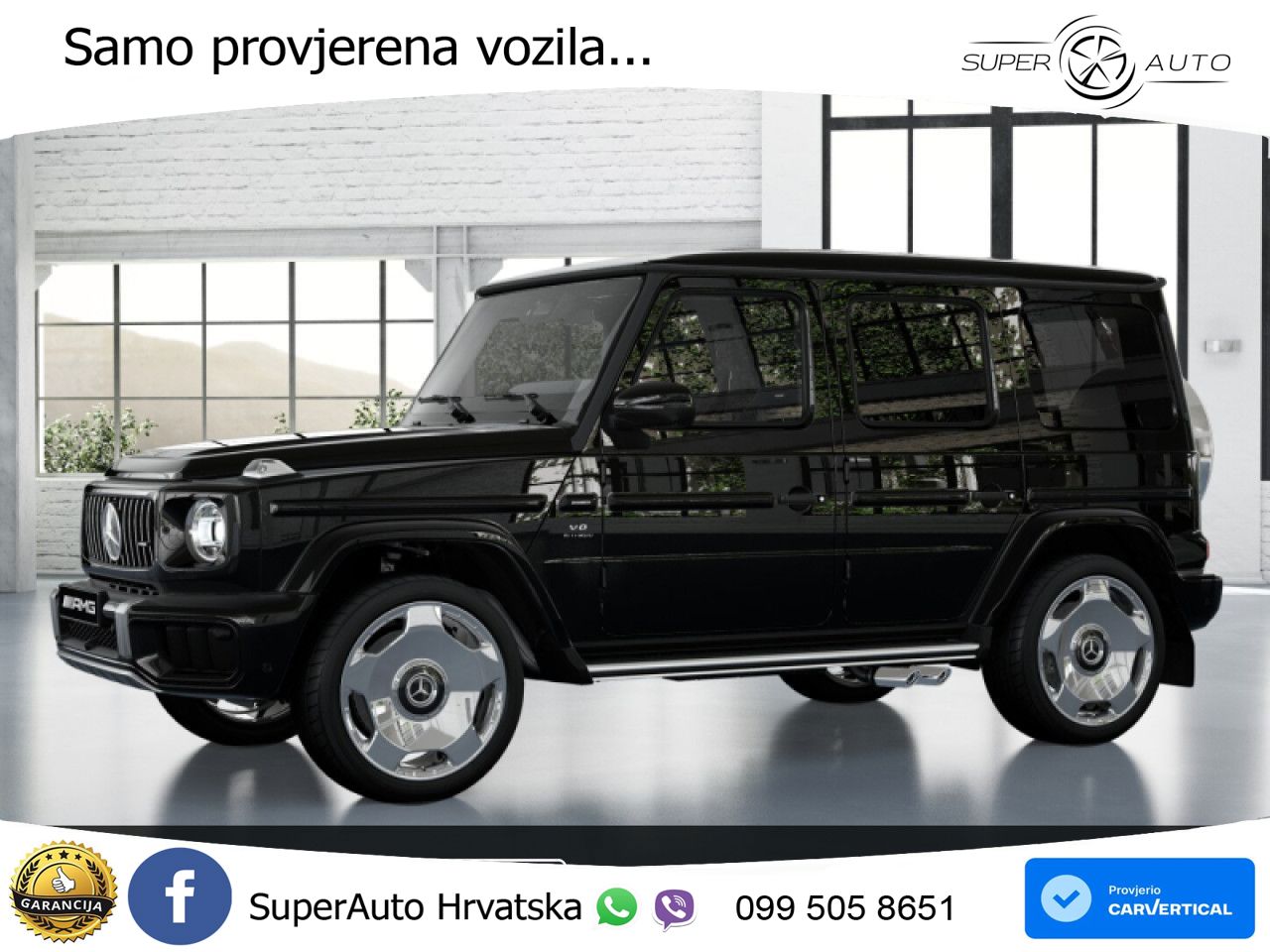 Mercedes AMG G 63 Long V8 (585 KS) 4MATIC 9G-TRONIC AMG SPEEDSHIFT TCT Exclusive LED+GR SJED+ACC