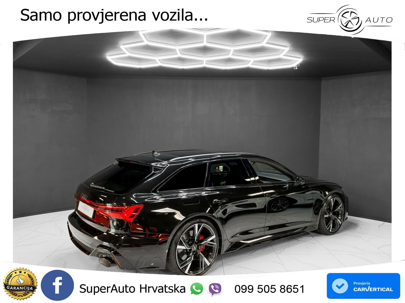 Audi RS6 Avant 4.0 TFSI V8 (600 KS) quattro Tiptronic LED+GR SJED+ACC