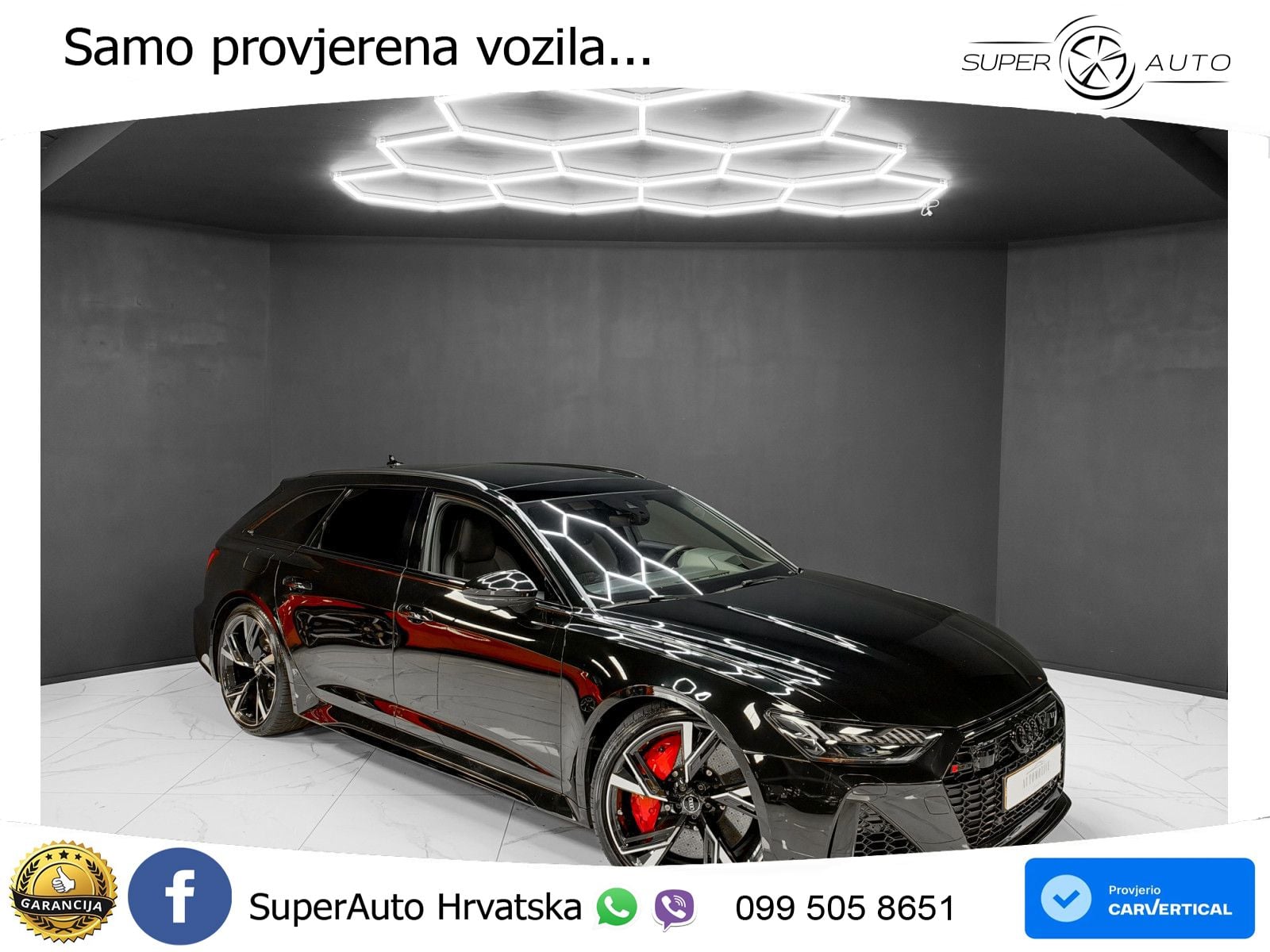 Audi RS6 Avant 4.0 TFSI V8 (600 KS) quattro Tiptronic LED+GR SJED+ACC