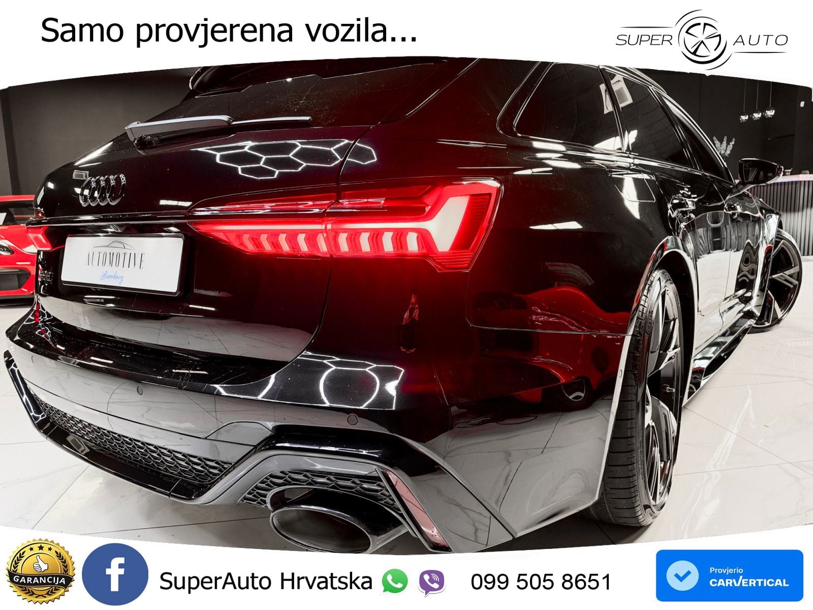 Audi RS6 Avant 4.0 TFSI V8 (600 KS) quattro Tiptronic LED+GR SJED+ACC
