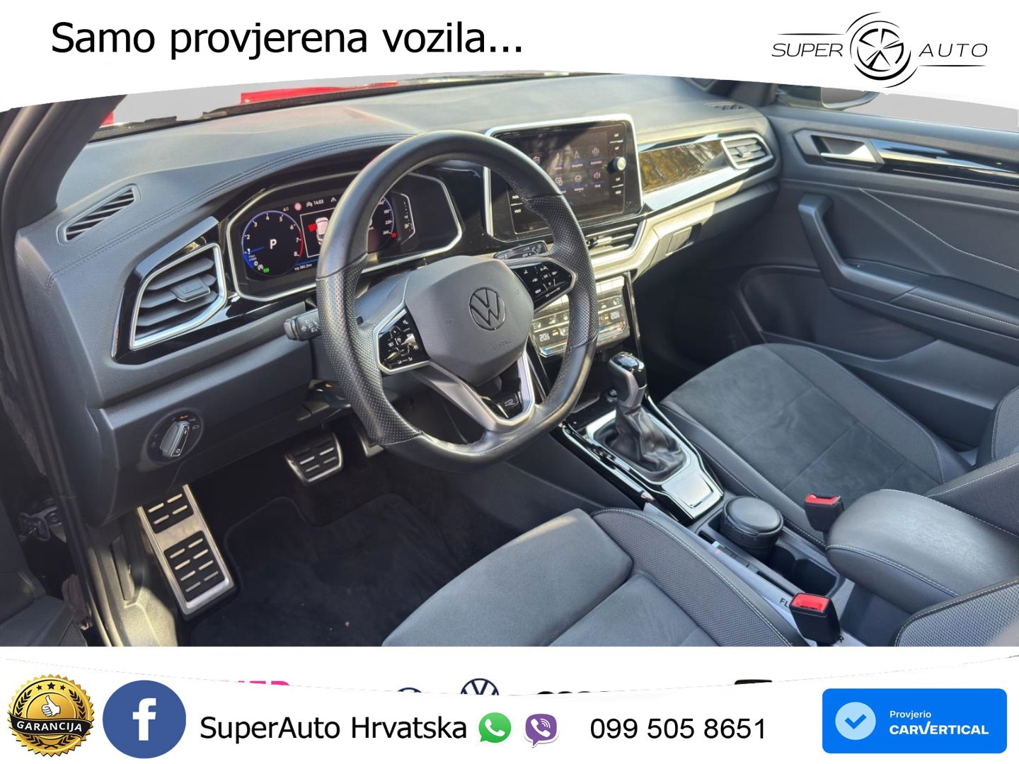 Volkswagen T-Roc 1.5 TSI (150 KS) DSG R-Line LED+GR SJED+ACC