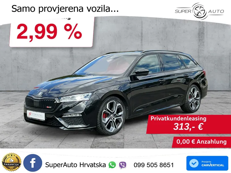 Škoda Octavia Combi RS 2.0 TDI (200 KS) DSG LED+GR SJED+ACC