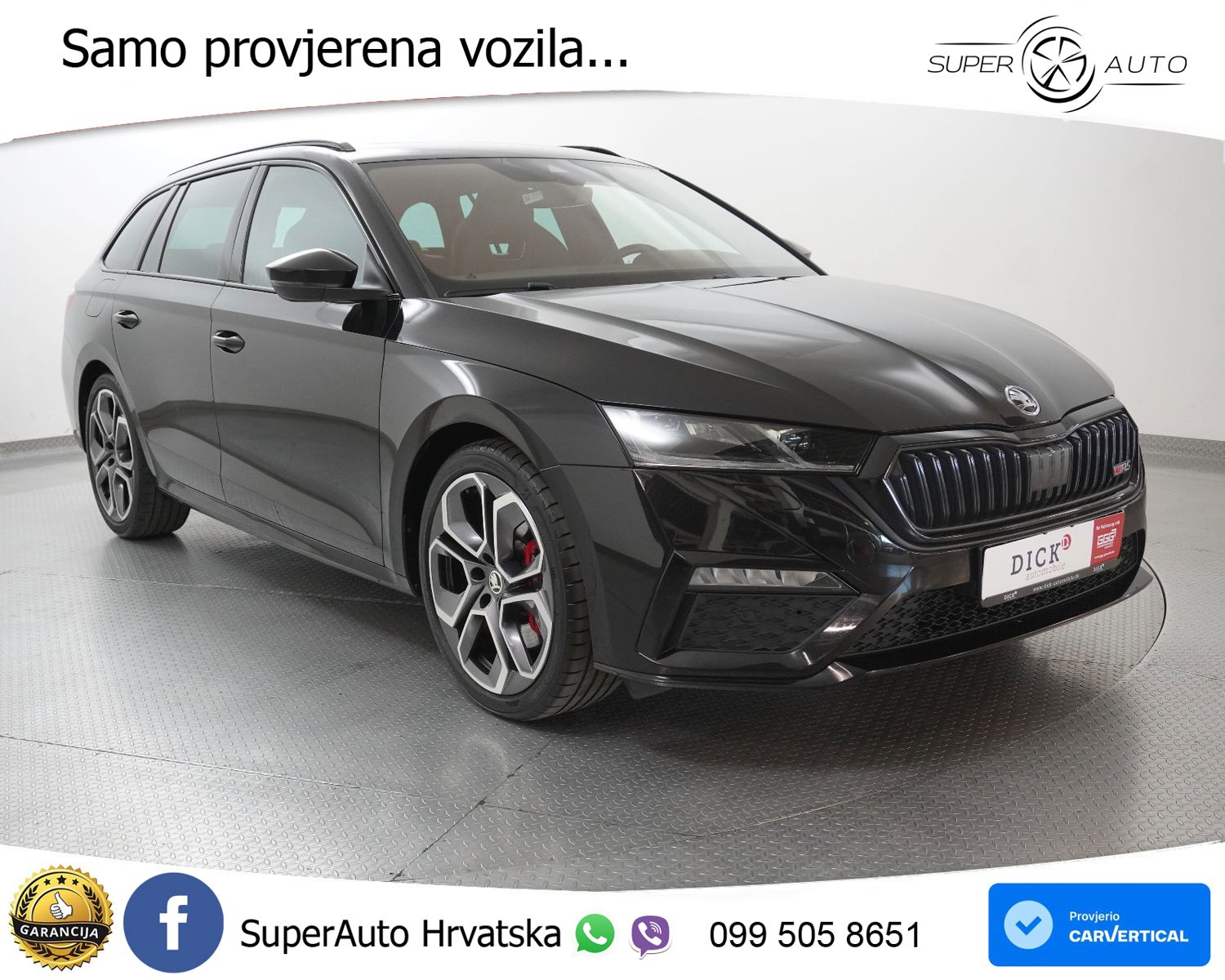 Škoda Octavia Combi RS 2.0 TSI (245 KS) DSG LED+GR SJED+ACC