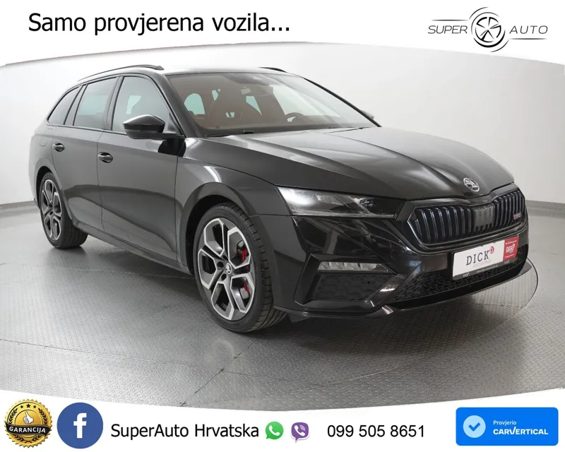 Škoda Octavia Combi RS 2.0 TSI (245 KS) DSG LED+GR SJED+ACC