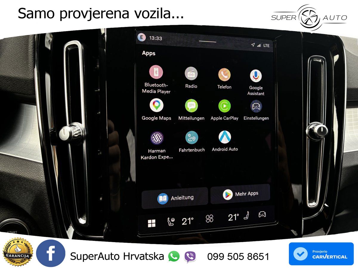 Volvo XC40 2.0 B3 163 KS Automatic LED+GR SJED+ACC