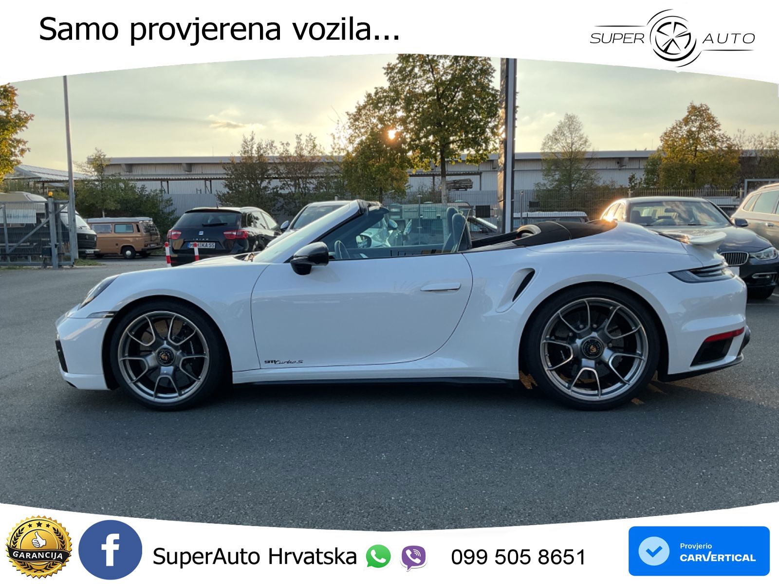 Porsche 911 Turbo S Cabriolet 3.8 (650 KS) PDK ZRAČNI+ACC+GR SJED+KAM