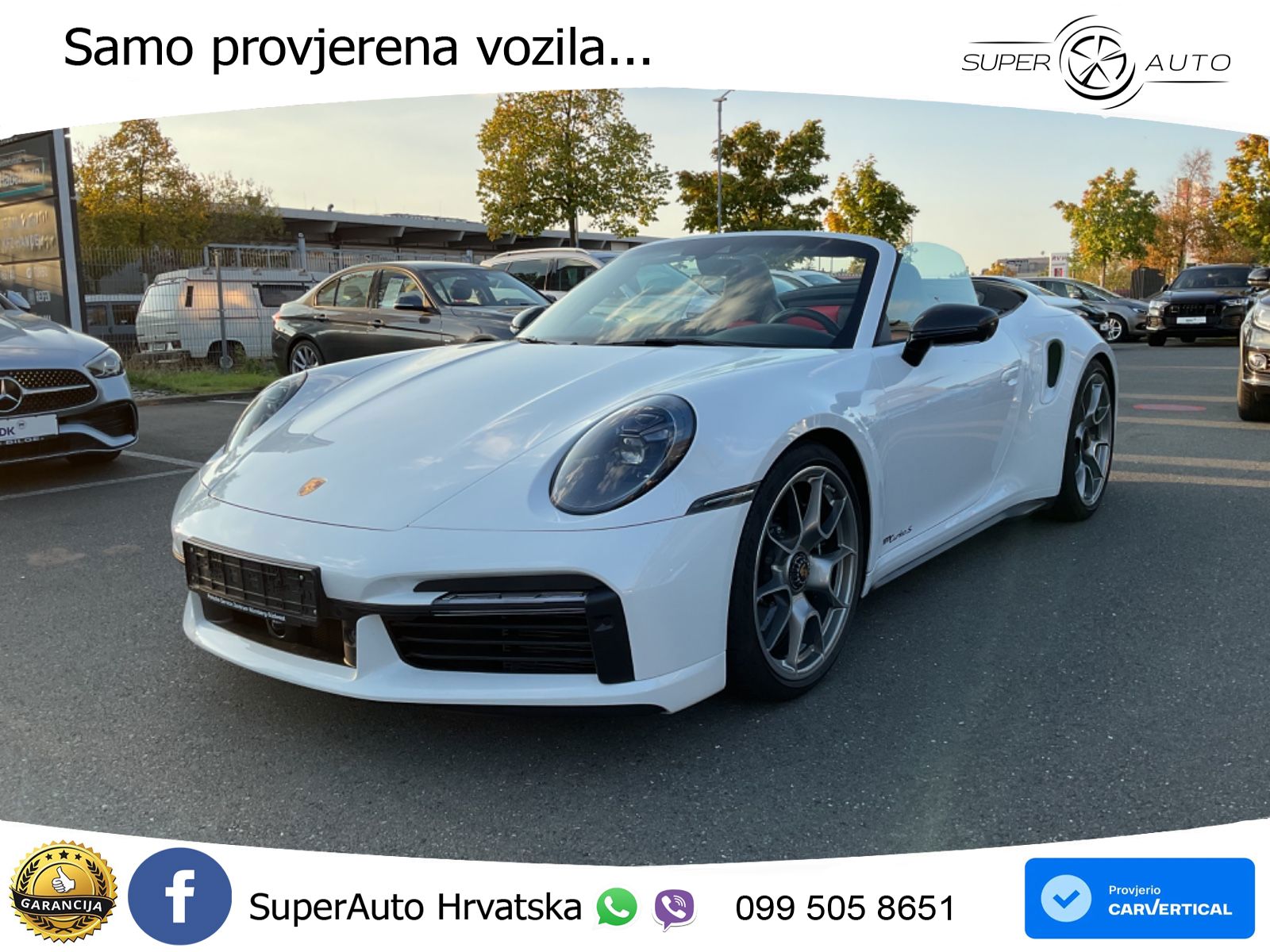 Porsche 911 Turbo S Cabriolet 3.8 (650 KS) PDK ZRAČNI+ACC+GR SJED+KAM
