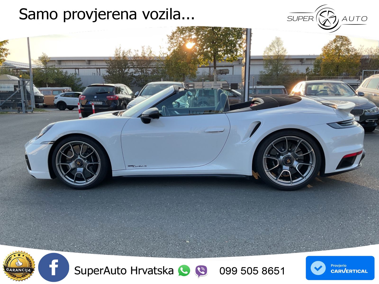 Porsche 911 Turbo S Cabriolet 3.8 (650 KS) PDK ZRAČNI+ACC+GR SJED+KAM