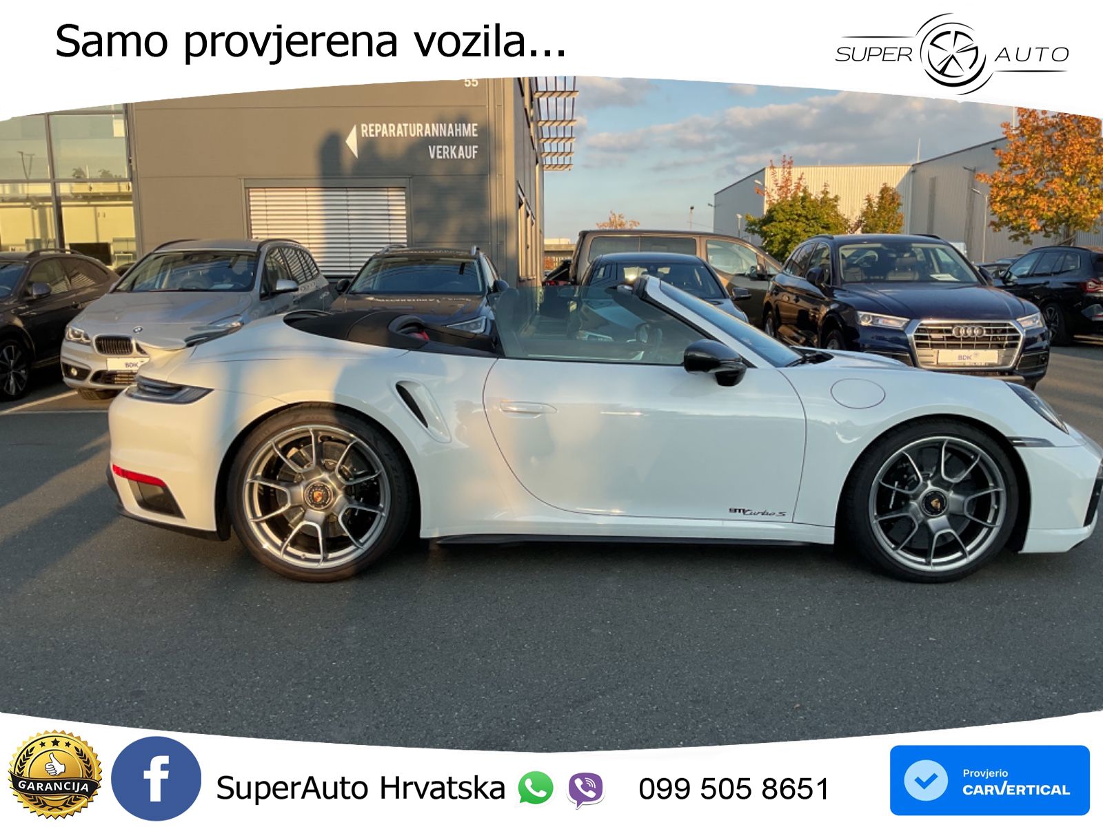 Porsche 911 Turbo S Cabriolet 3.8 (650 KS) PDK ZRAČNI+ACC+GR SJED+KAM