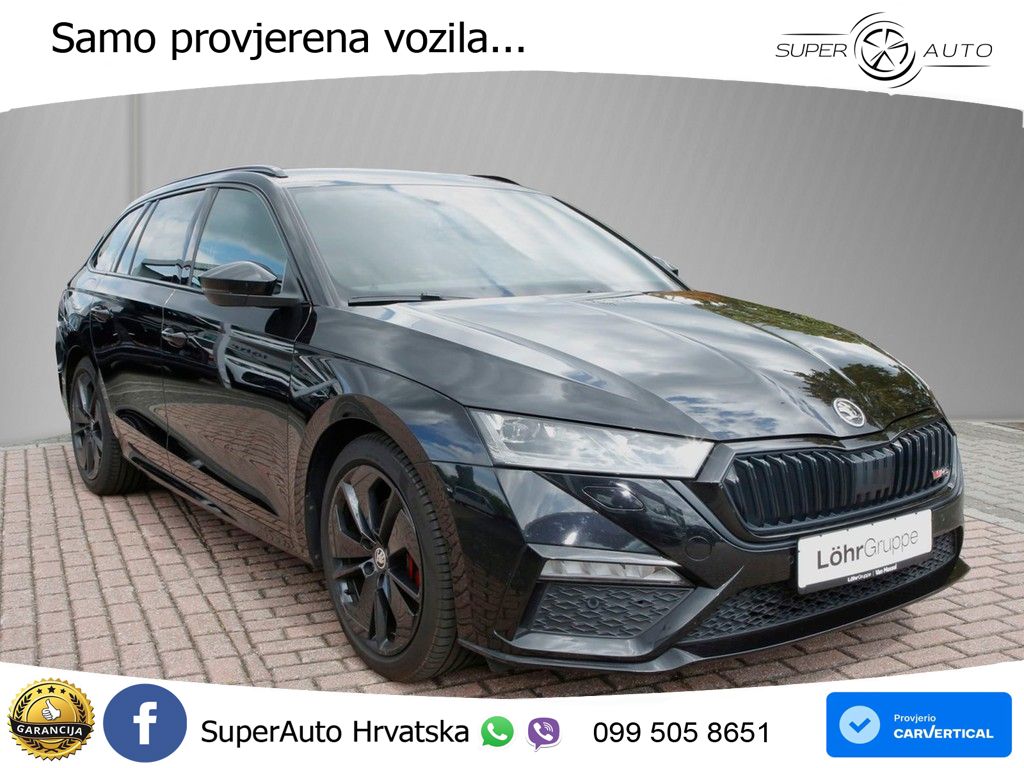 Škoda Octavia Combi RS 2.0 TDI (200 KS) DSG MATRIX+GR SJED+KAM