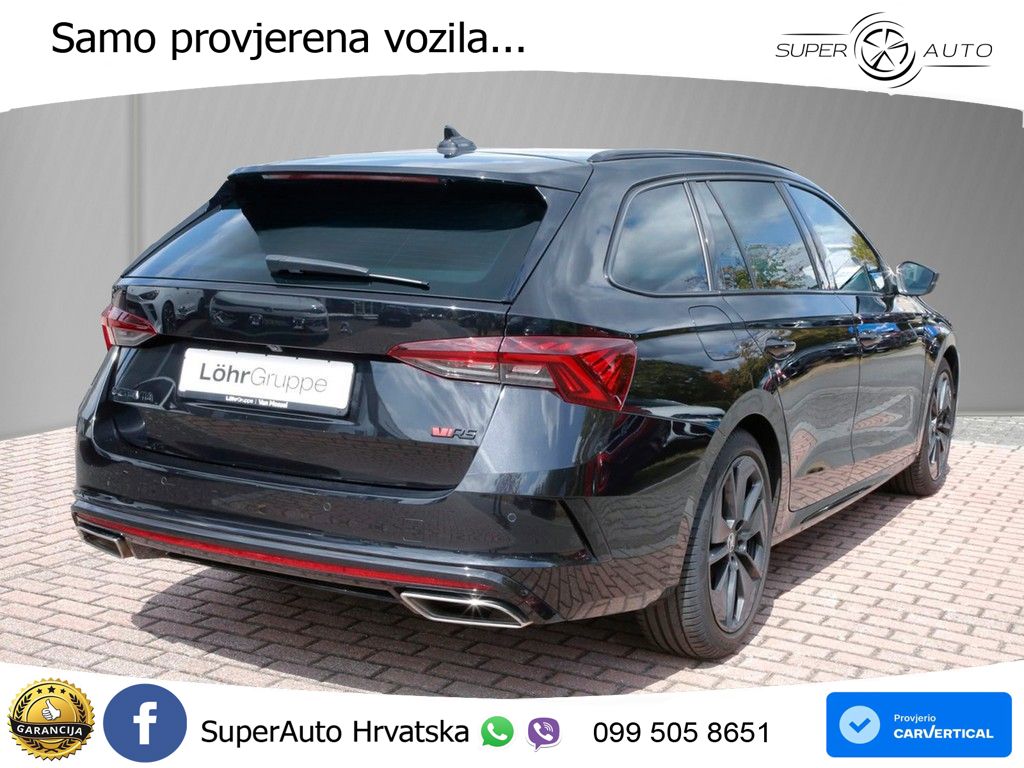 Škoda Octavia Combi RS 2.0 TDI (200 KS) DSG MATRIX+GR SJED+KAM