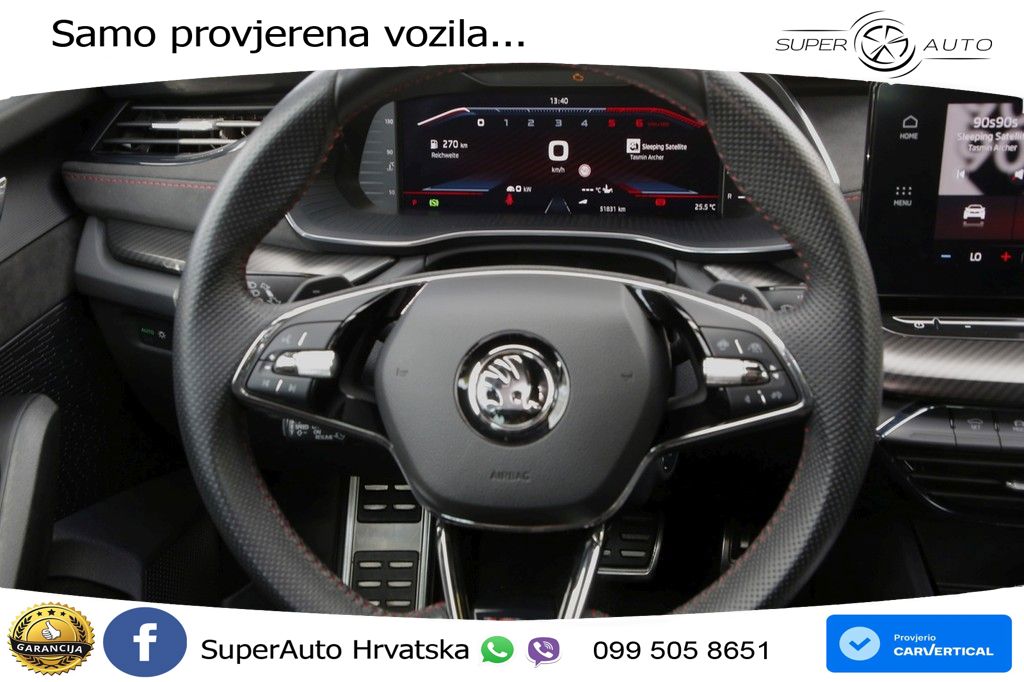 Škoda Octavia Combi RS 2.0 TDI (200 KS) DSG MATRIX+GR SJED+KAM