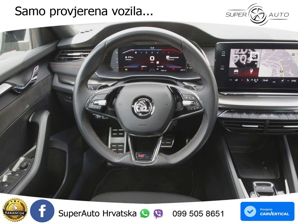 Škoda Octavia Combi RS 2.0 TDI (200 KS) DSG MATRIX+GR SJED+KAM