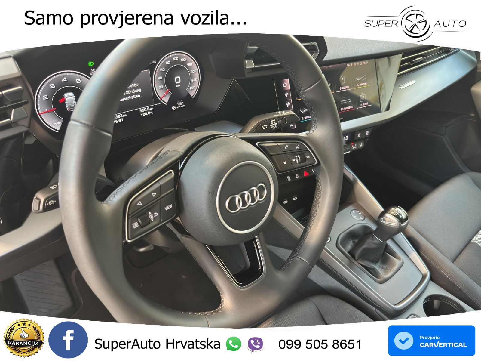 Audi A3 35 TFSI (150 KS) LED+GR SJED+ACC