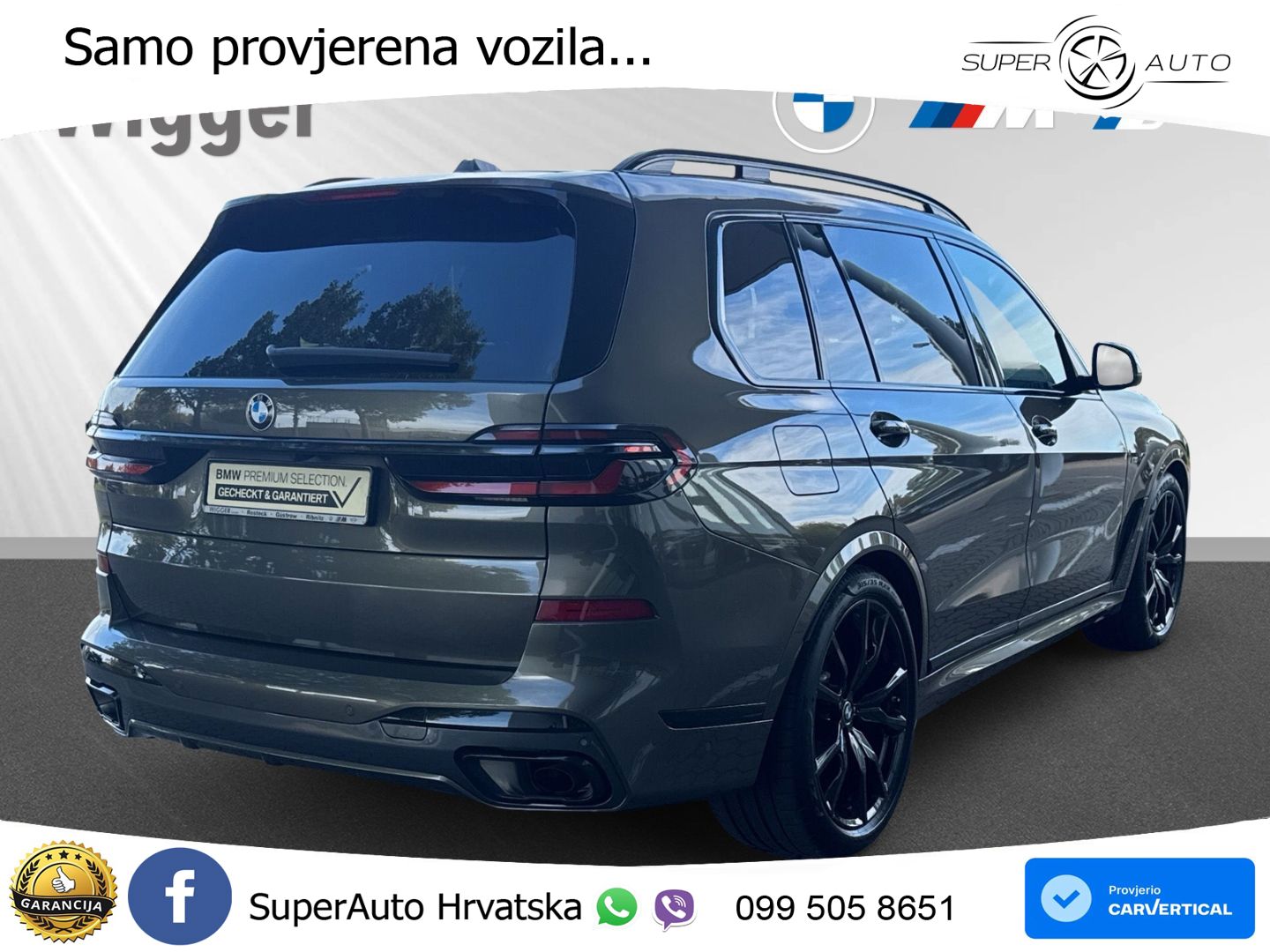 BMW X7 40d (352 KS) xDrive Steptronic M Sport ZRAČNI+ACC+GR SJED+KAM+PANO