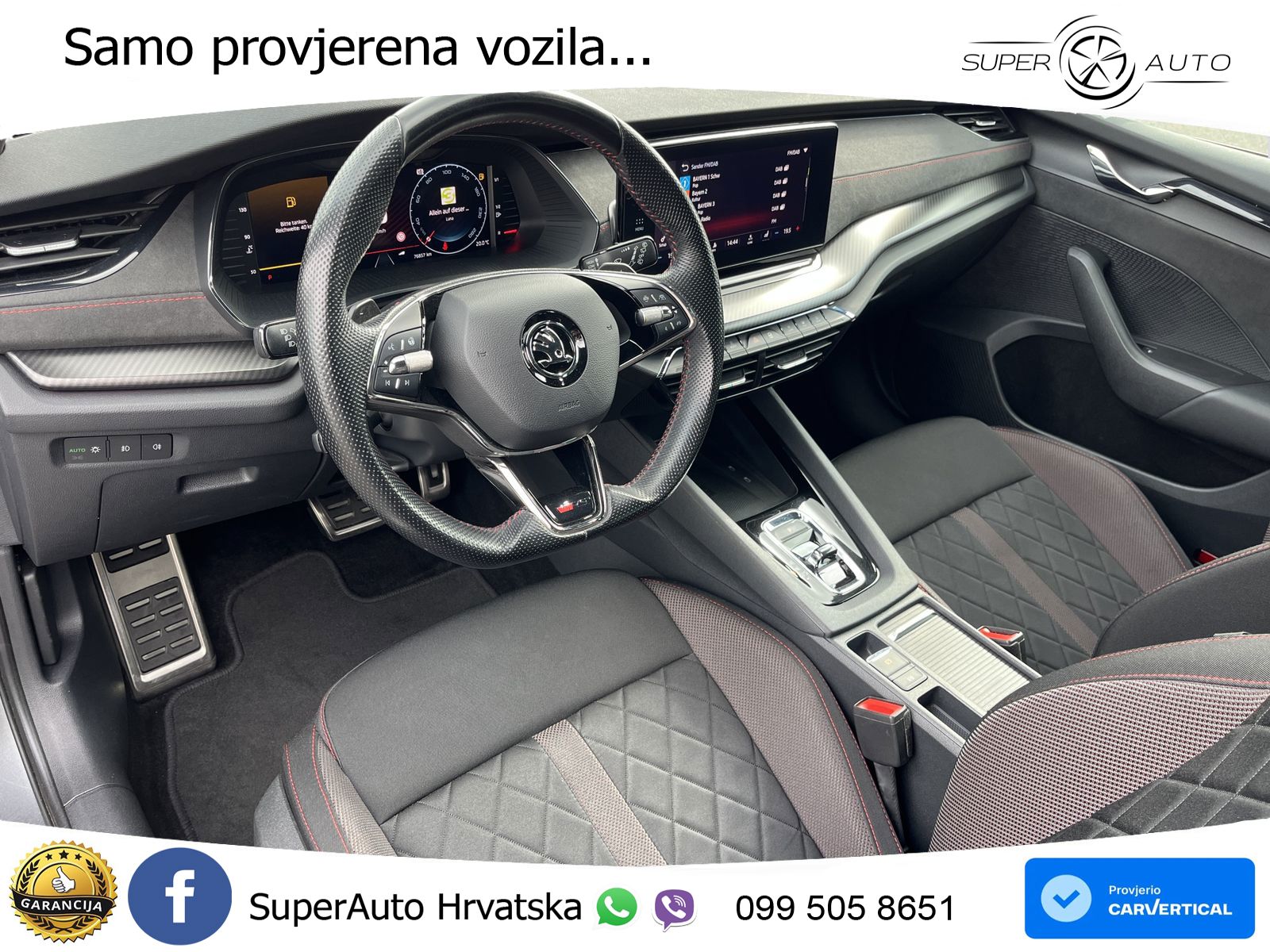 Škoda Octavia Combi RS 2.0 TDI (200 KS) DSG LED+GR SJED+ACC