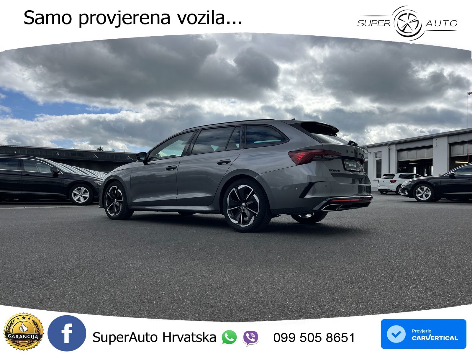 Škoda Octavia Combi RS 2.0 TDI (200 KS) DSG LED+GR SJED+ACC
