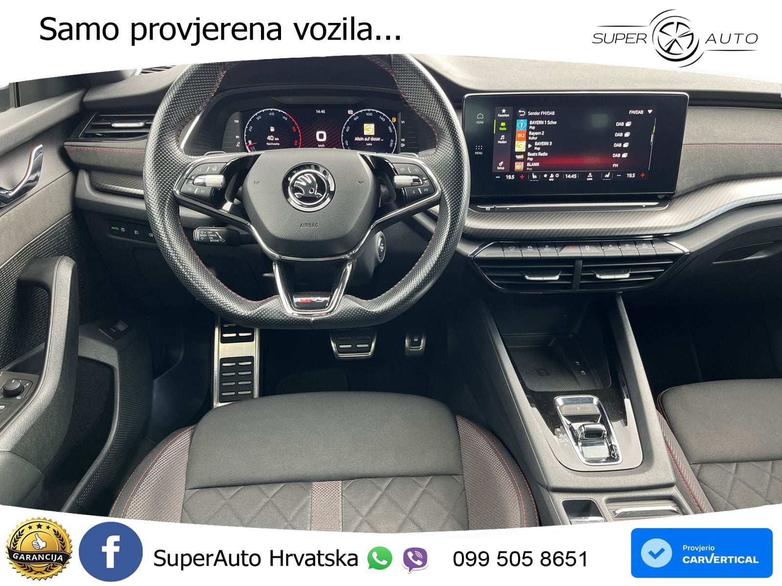 Škoda Octavia Combi RS 2.0 TDI (200 KS) DSG LED+GR SJED+ACC