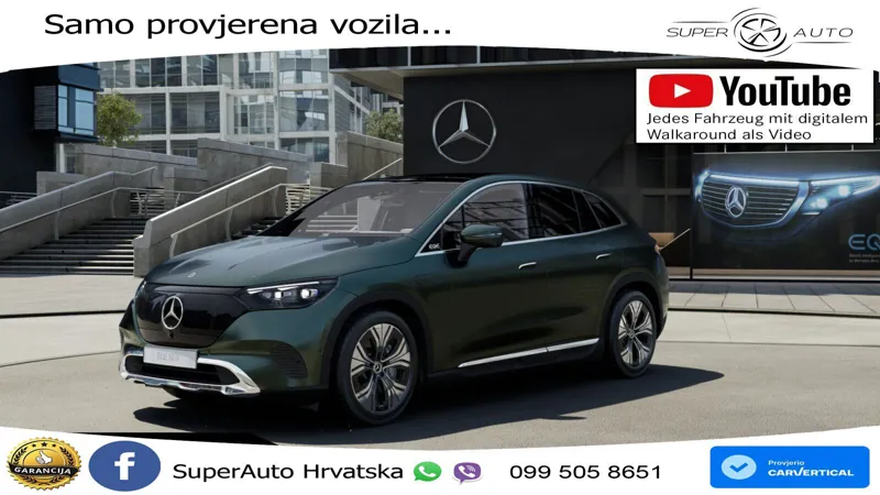 Mercedes EQE SUV 350 100 kWh (292 KS) 4MATIC ZRAČNI+ACC+GR SJED+KAM+PANO