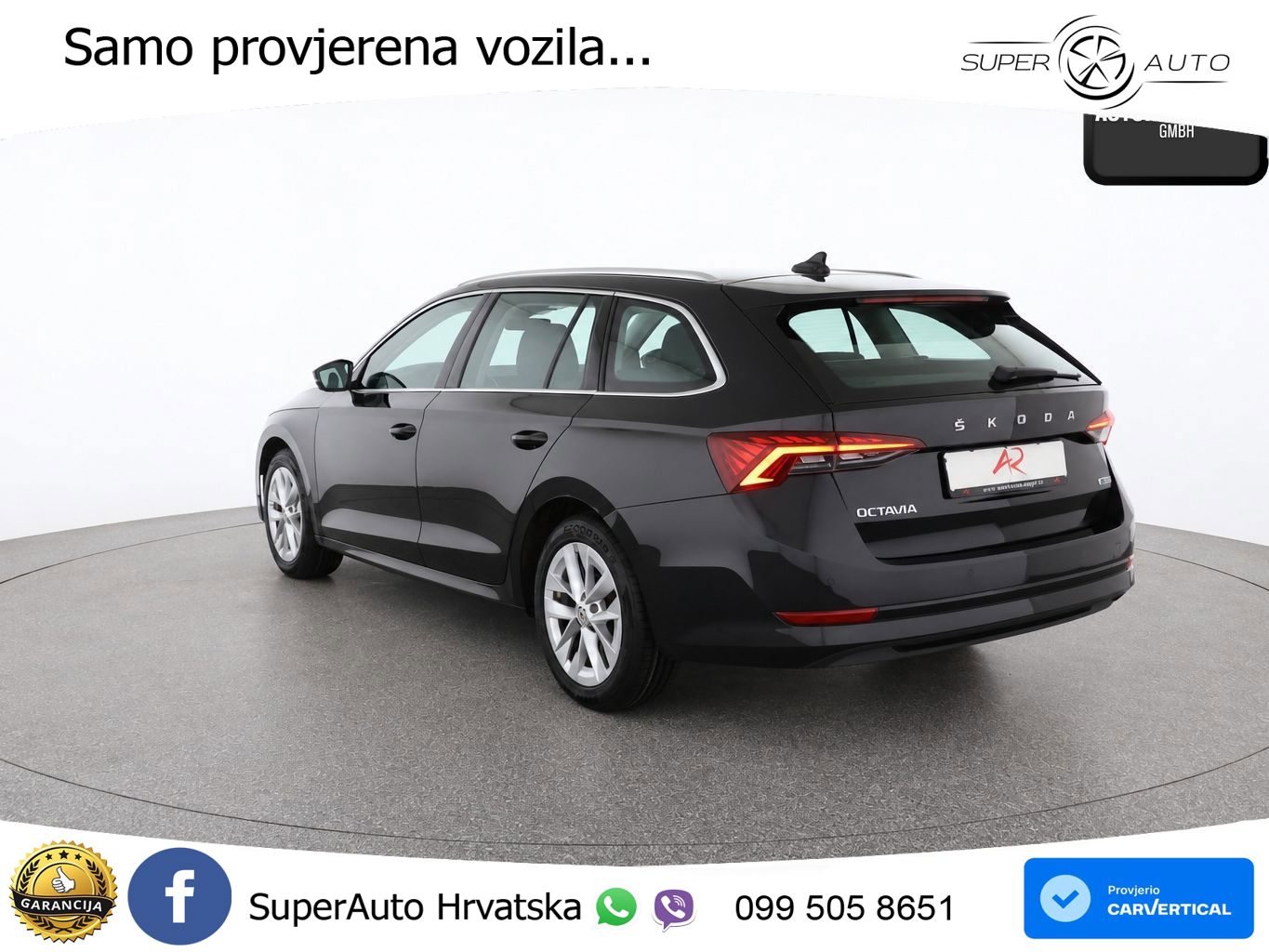 Škoda Octavia Combi 1.5 TSI (150 KS) DSG LED+GR SJED+ACC