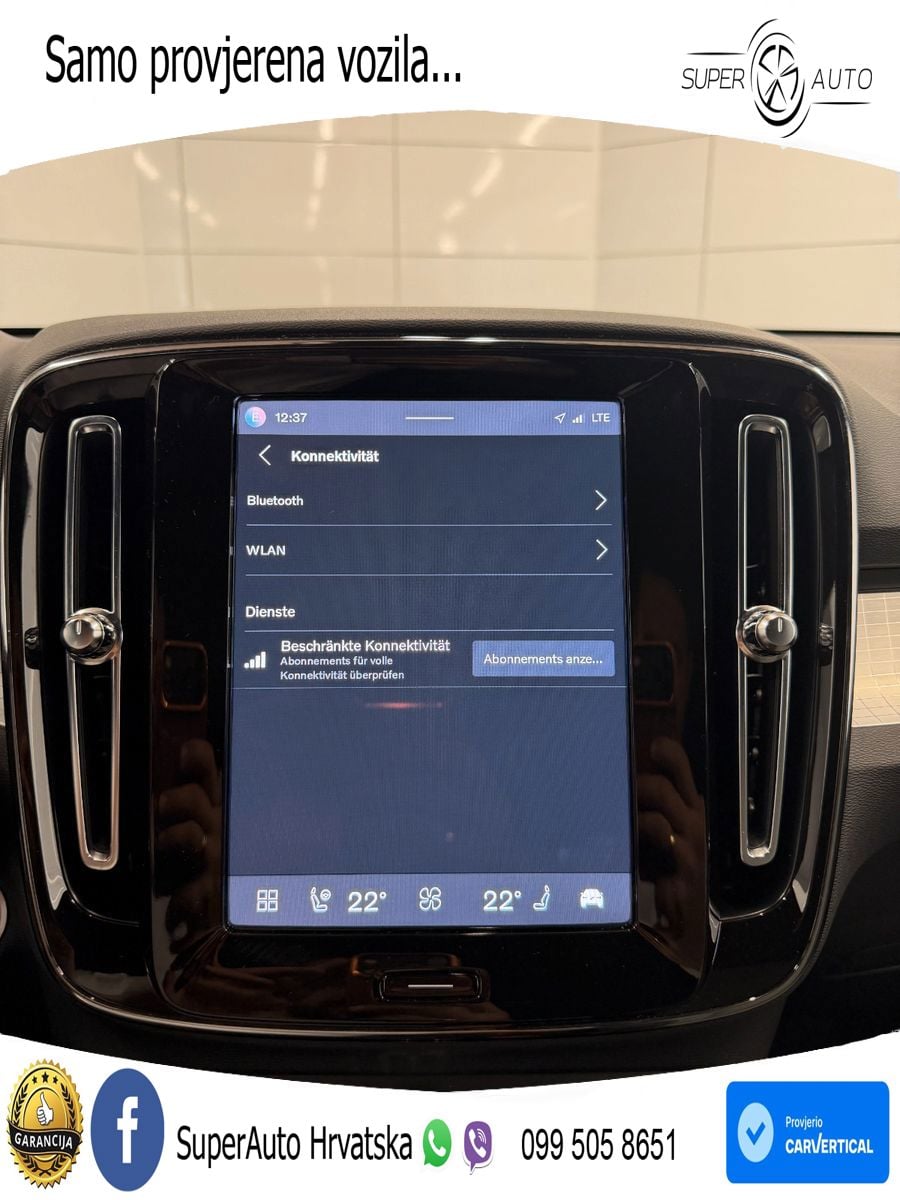 Volvo XC40 2.0 B3 163 KS Automatic LED+GR SJED+ACC