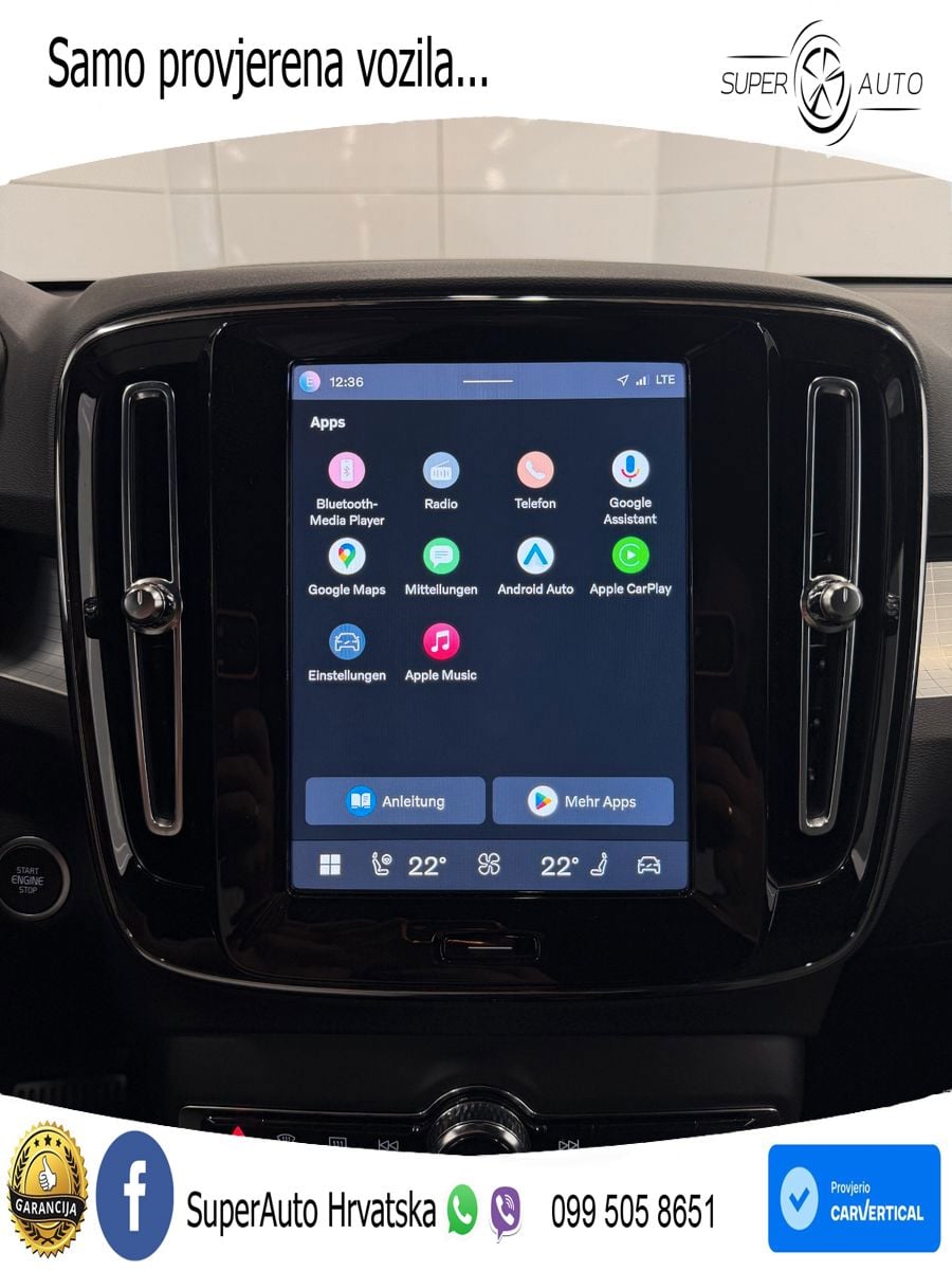 Volvo XC40 2.0 B3 163 KS Automatic LED+GR SJED+ACC