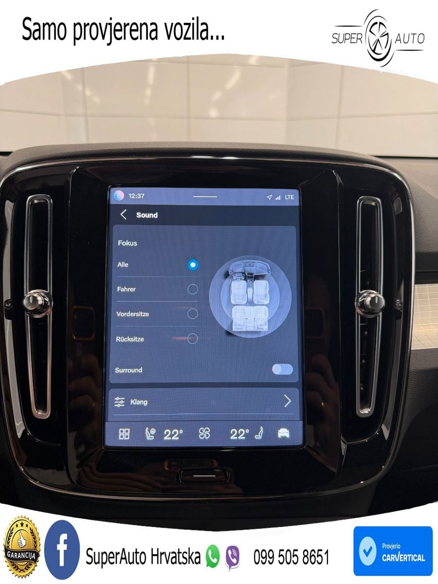 Volvo XC40 2.0 B3 163 KS Automatic LED+GR SJED+ACC