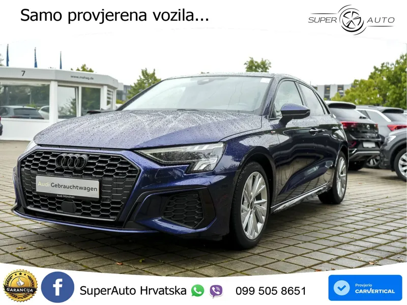Audi A3 35 TFSI (150 KS) S tronic 2x S line LED+GR SJED+ACC