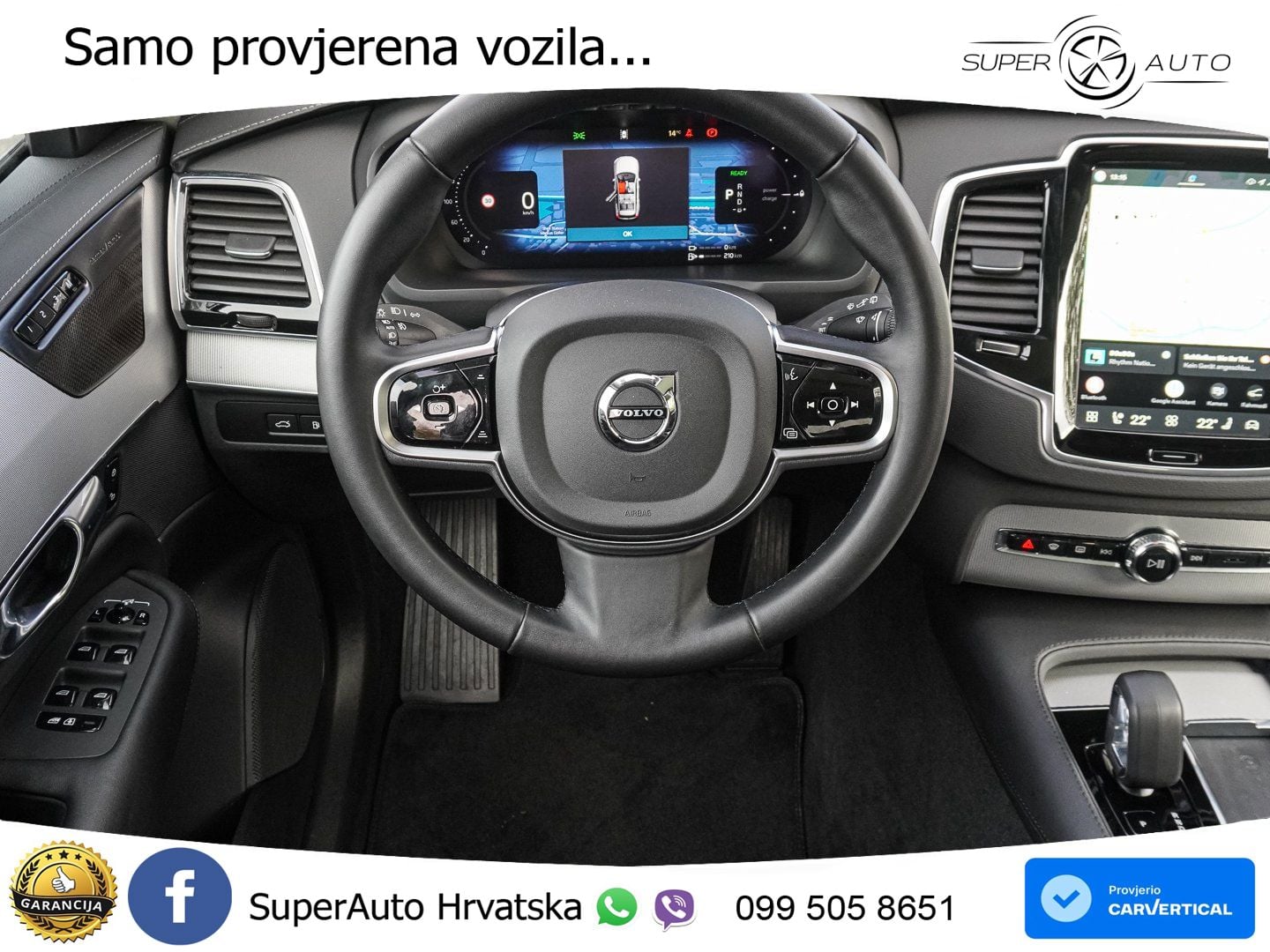 Volvo XC90 2.0 T8 AWD Automatic ACC+GR SJED+360+PANO