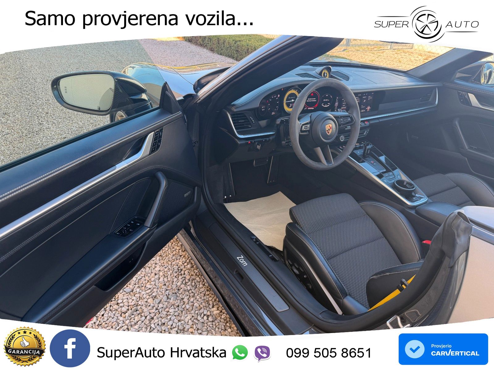 Porsche 911 Turbo S Cabriolet 3.8 (650 KS) PDK ZRAČNI+ACC+GR SJED+KAM