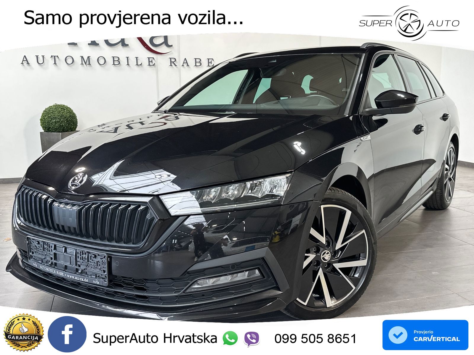 Škoda Octavia Combi 2.0 TDI (150 KS) DSG SportLine LED+GR SJED+ACC