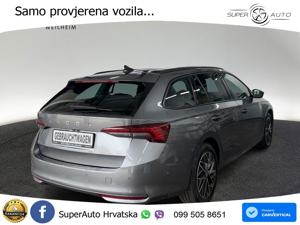 Škoda Octavia Combi 2.0 TSI (204 KS) 4x4 DSG ACC+HEAD+GR SJED+360+PANO
