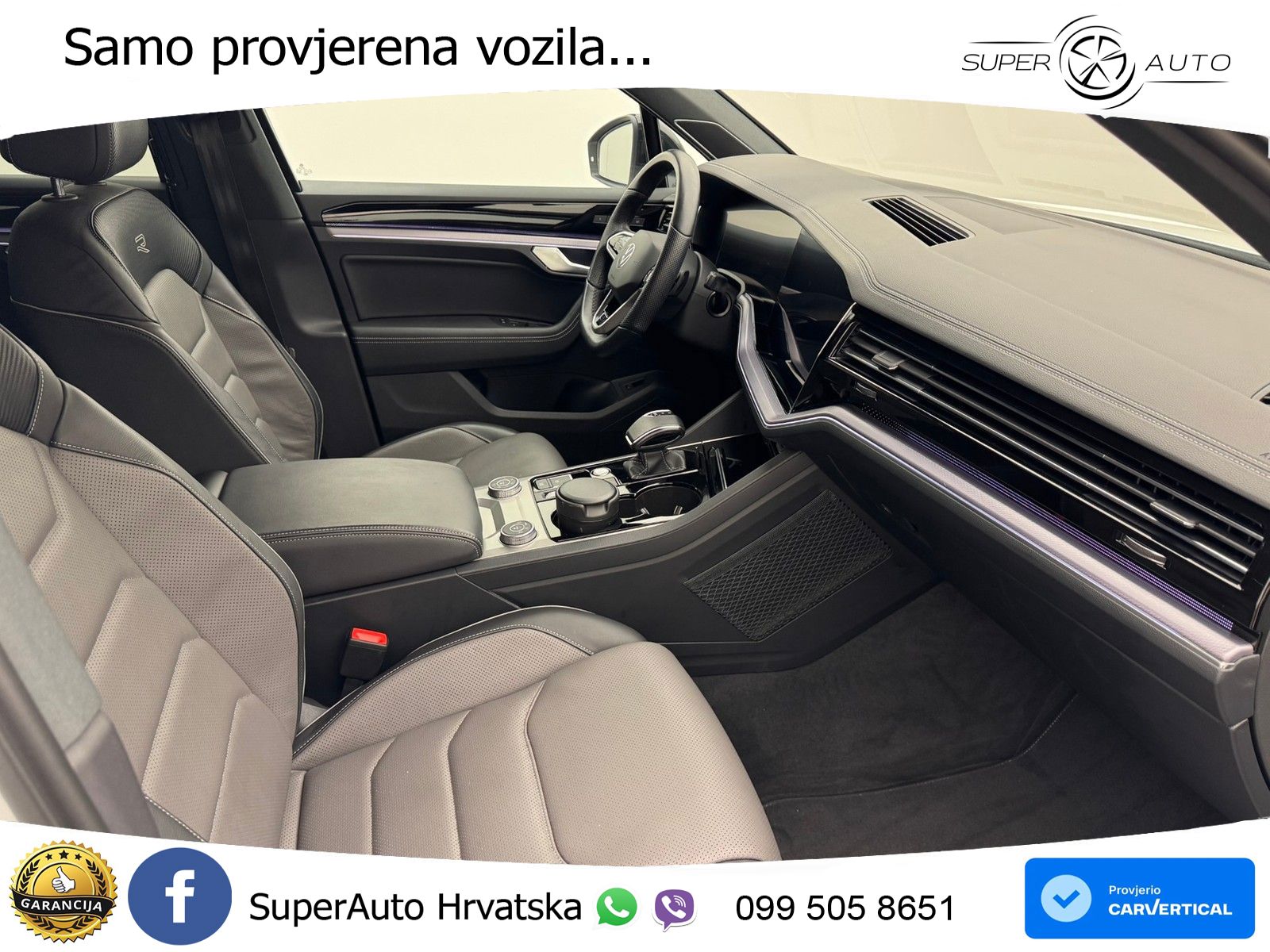 Volkswagen Touareg 3.0 V6 TDI (286 KS) 4MOTION Tiptronic ZRAČNI+ACC+4xGR SJED+KAM