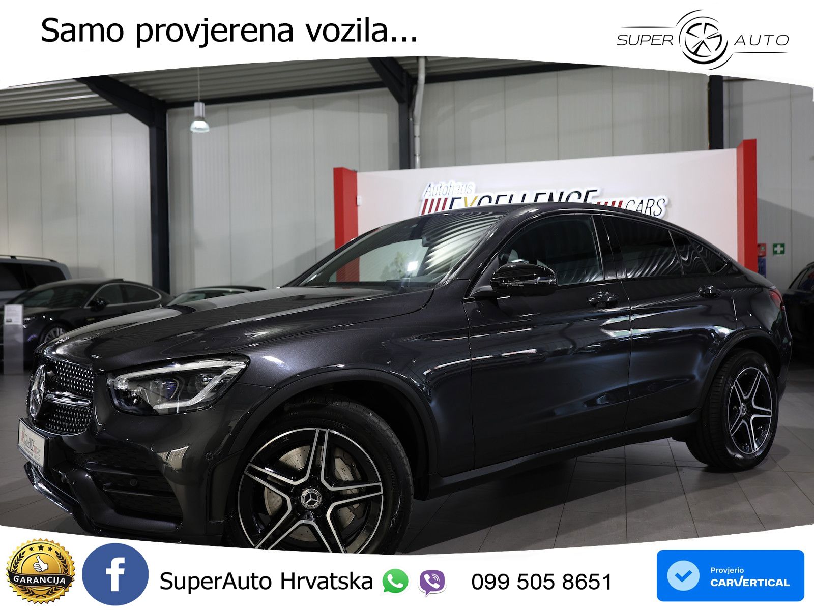 Mercedes GLC Coupe 300d (245 KS) 4MATIC G-TRONIC AMG LED+GR SJED+ACC