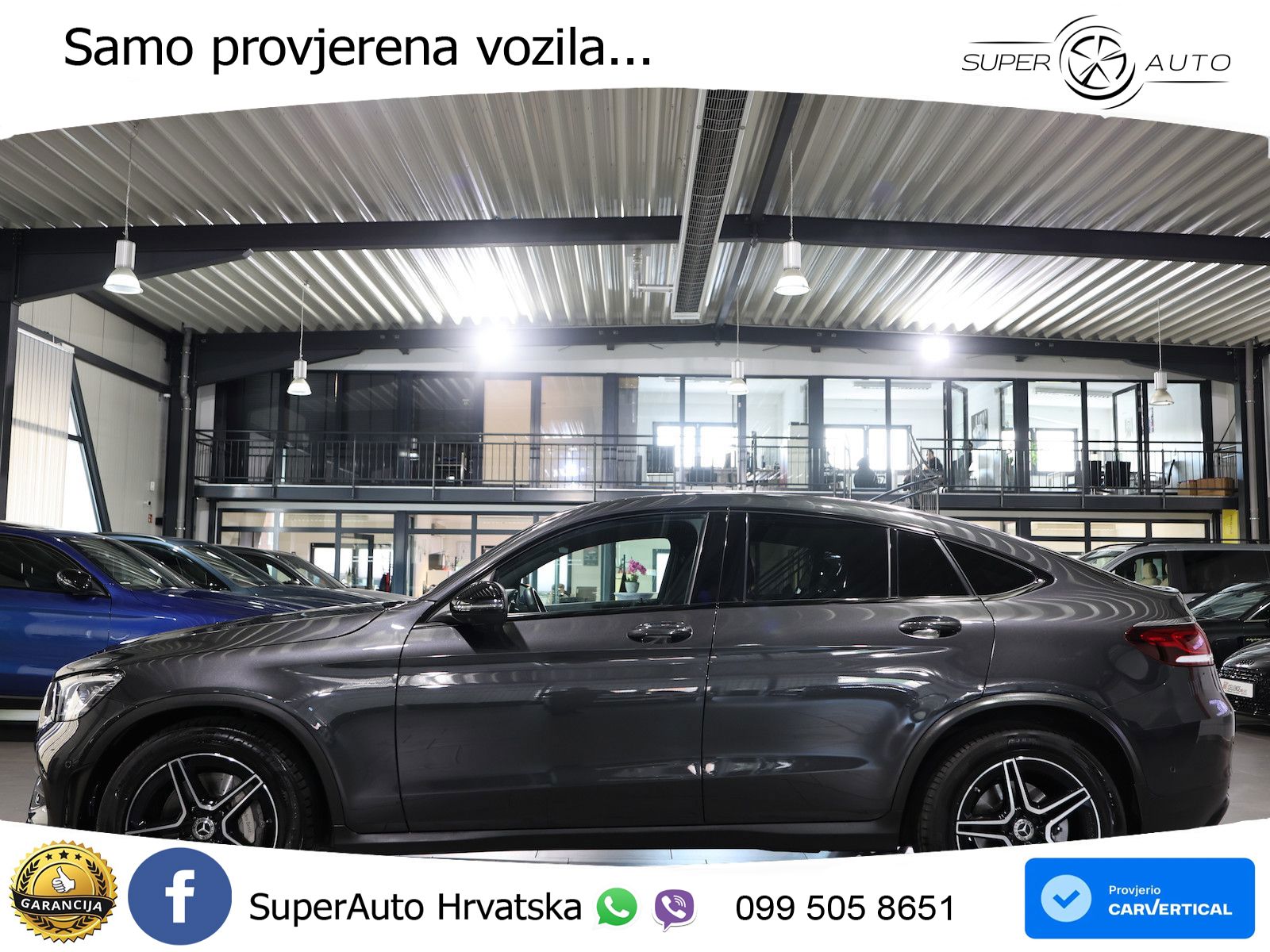 Mercedes GLC Coupe 300d (245 KS) 4MATIC G-TRONIC AMG LED+GR SJED+ACC
