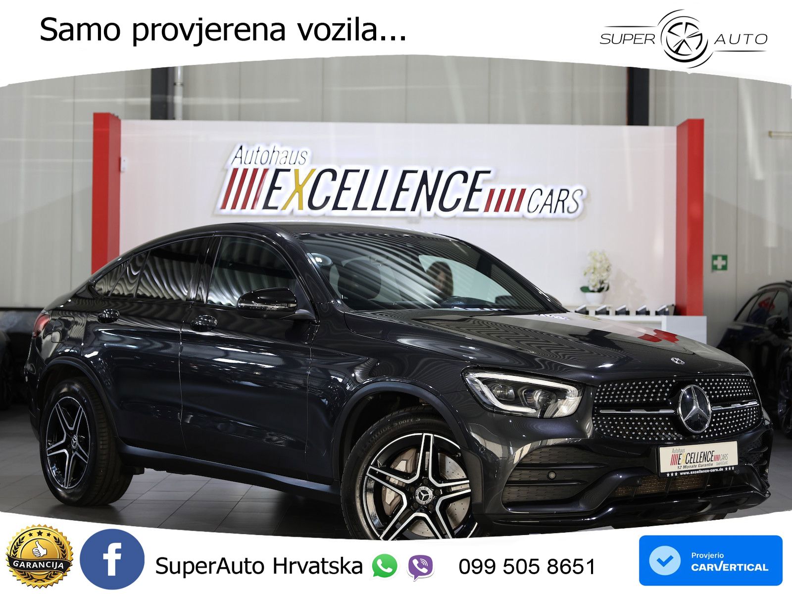 Mercedes GLC Coupe 300d (245 KS) 4MATIC G-TRONIC AMG LED+GR SJED+ACC