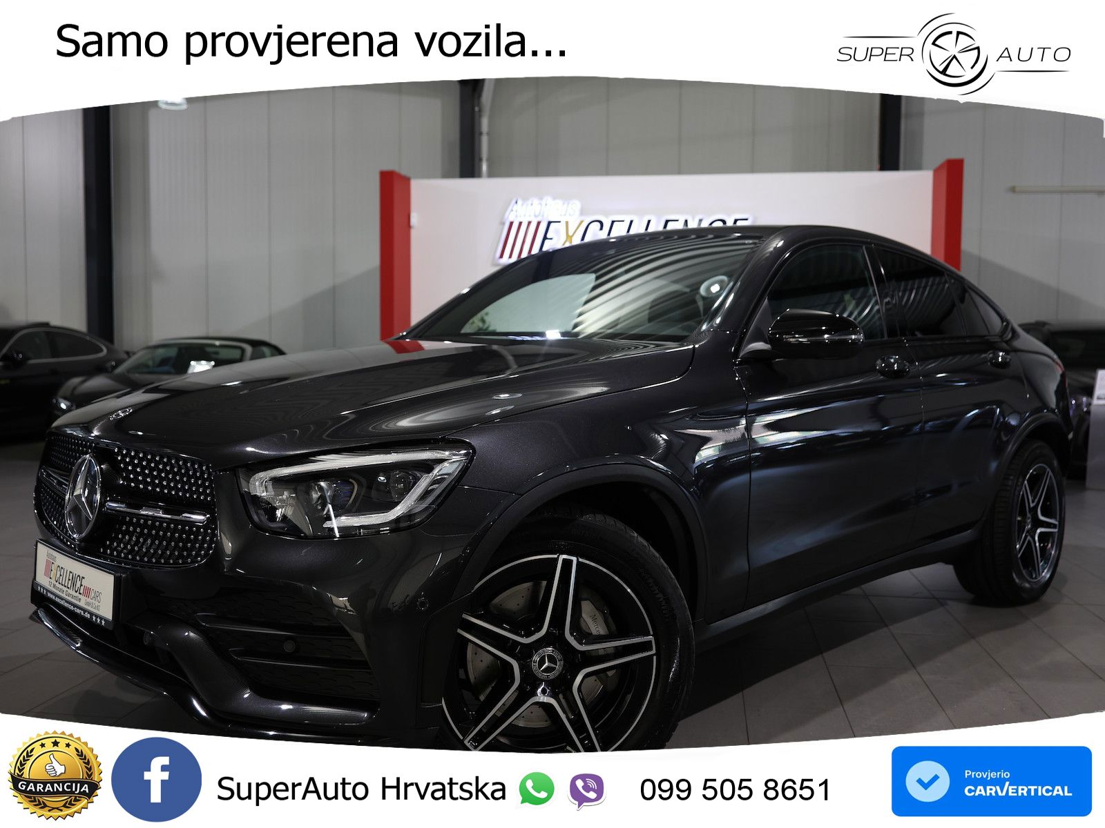 Mercedes GLC Coupe 300d (245 KS) 4MATIC G-TRONIC AMG LED+GR SJED+ACC