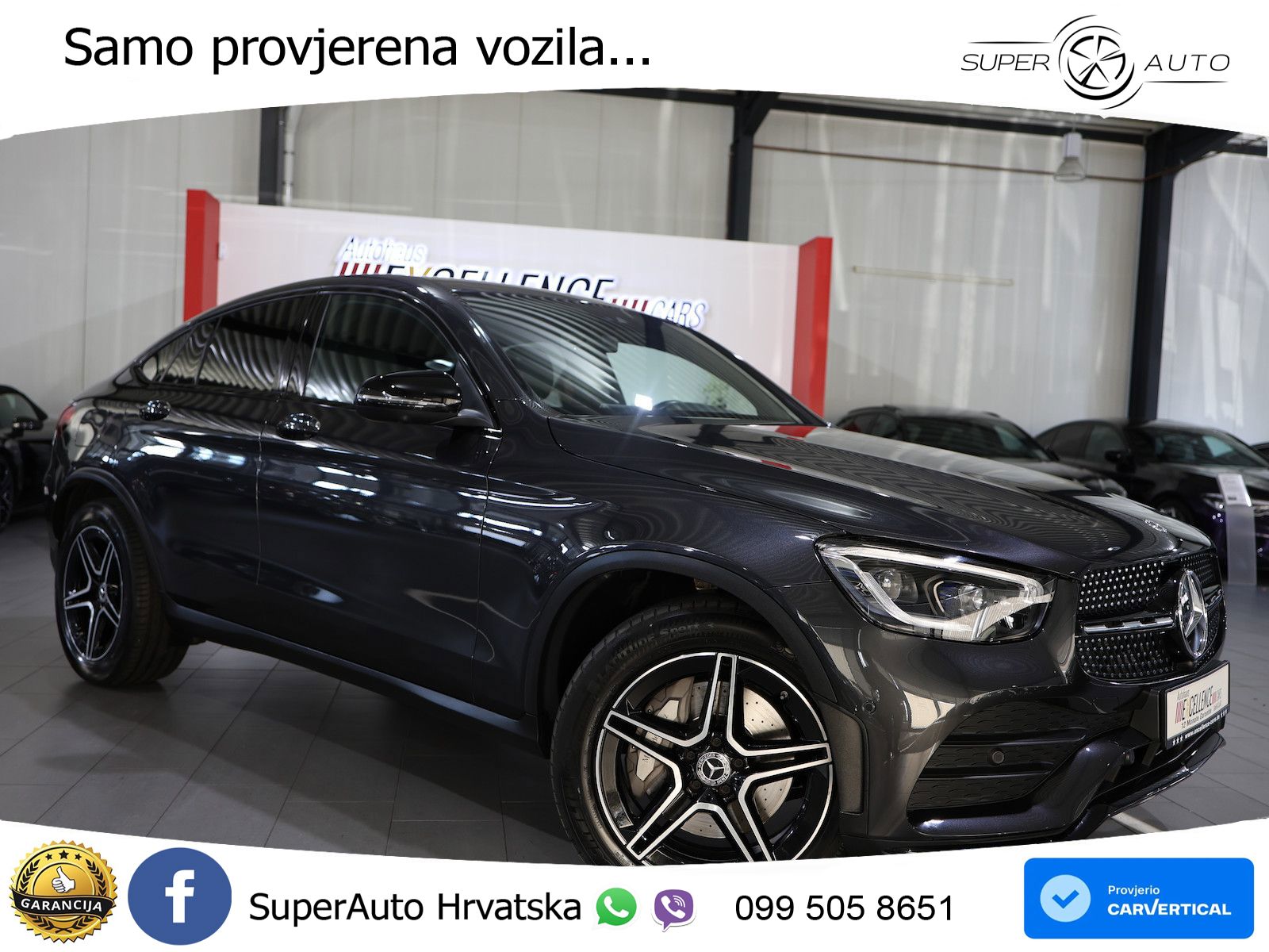 Mercedes GLC Coupe 300d (245 KS) 4MATIC G-TRONIC AMG LED+GR SJED+ACC
