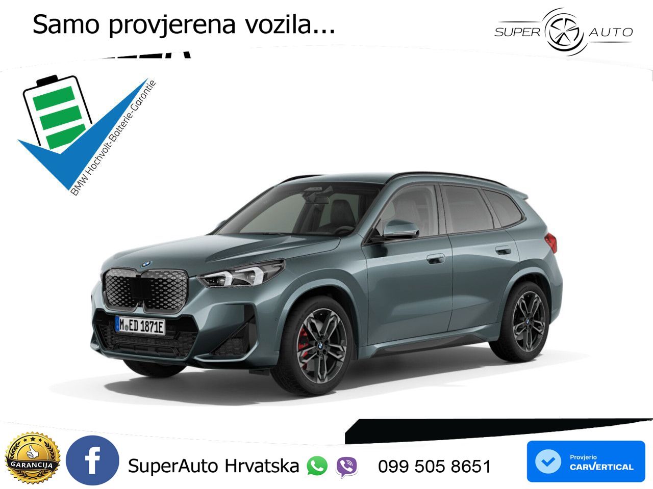 BMW iX1 68 kWh (313 KS) xDrive30 M Sport LED+GR SJED+ACC