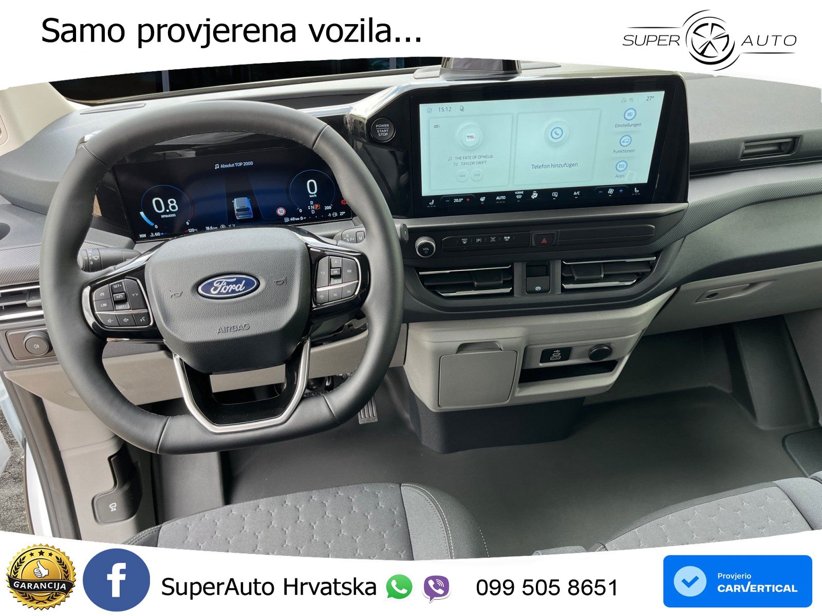 Ford Transit Custom Limited L2 Aut. B&O*Bi-LED*Kamera 170 KS