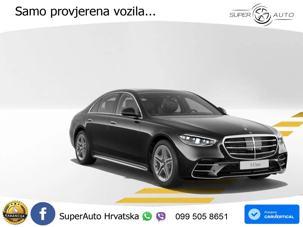 Mercedes S 350d (313 KS) EQ Boost 4MATIC 9G-TRONIC AMG ACC+HEAD+4xGR SJED+360+PANO