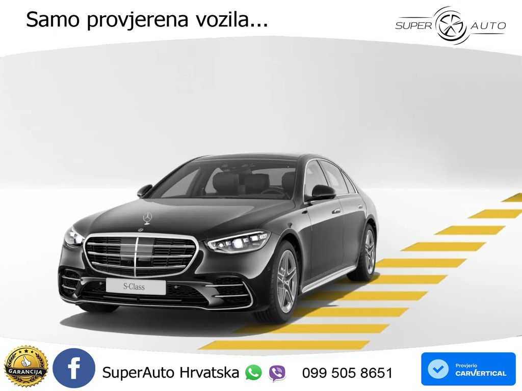 Mercedes S 350d (313 KS) EQ Boost 4MATIC 9G-TRONIC AMG ACC+HEAD+4xGR SJED+360+PANO