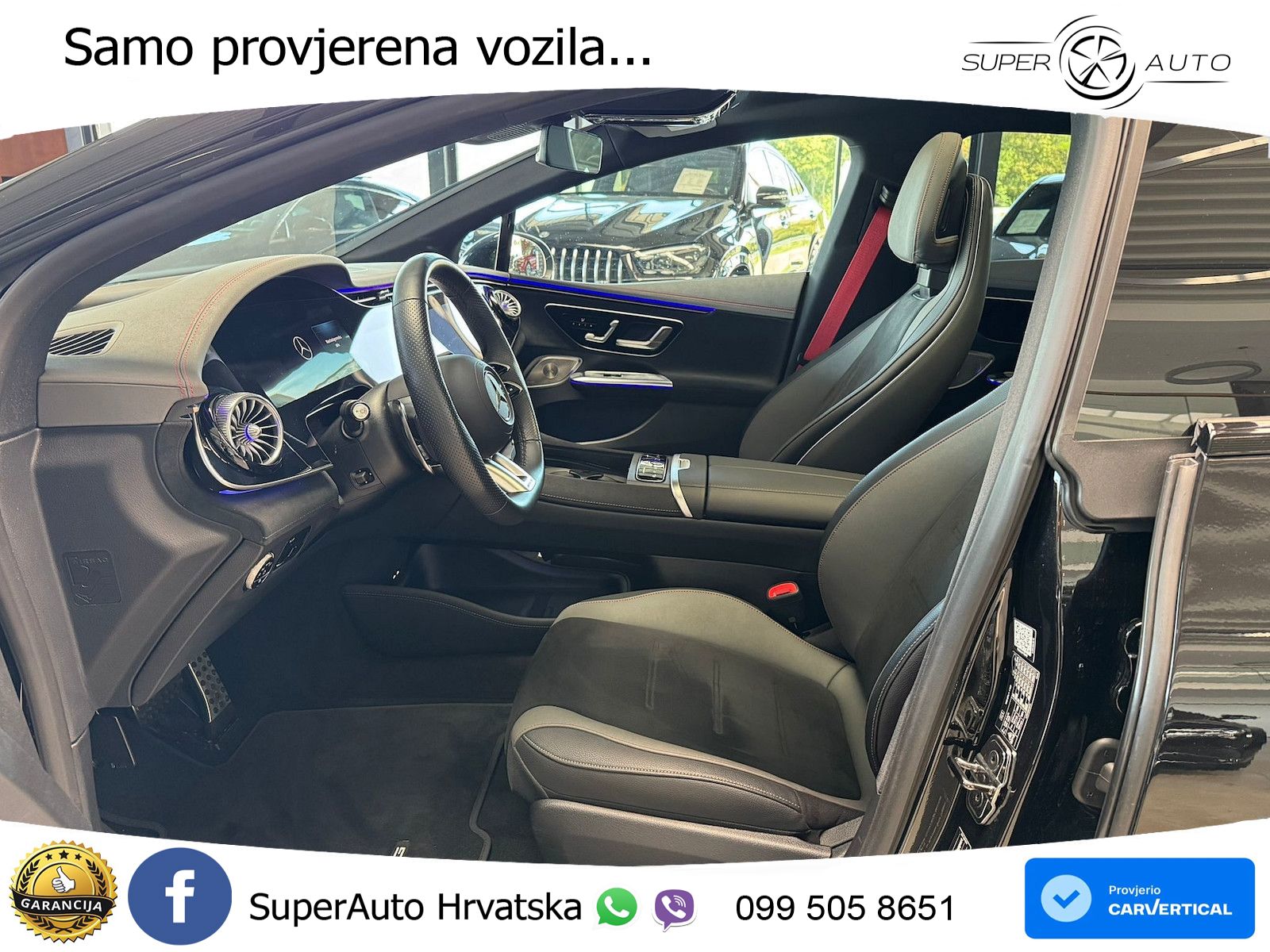 Mercedes EQE AMG 43 100 kWh (476 KS) 4MATIC ZRAČNI+ACC+GR SJED+KAM+PANO