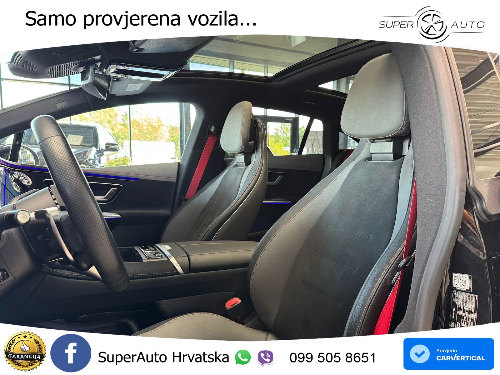 Mercedes EQE AMG 43 100 kWh (476 KS) 4MATIC ZRAČNI+ACC+GR SJED+KAM+PANO