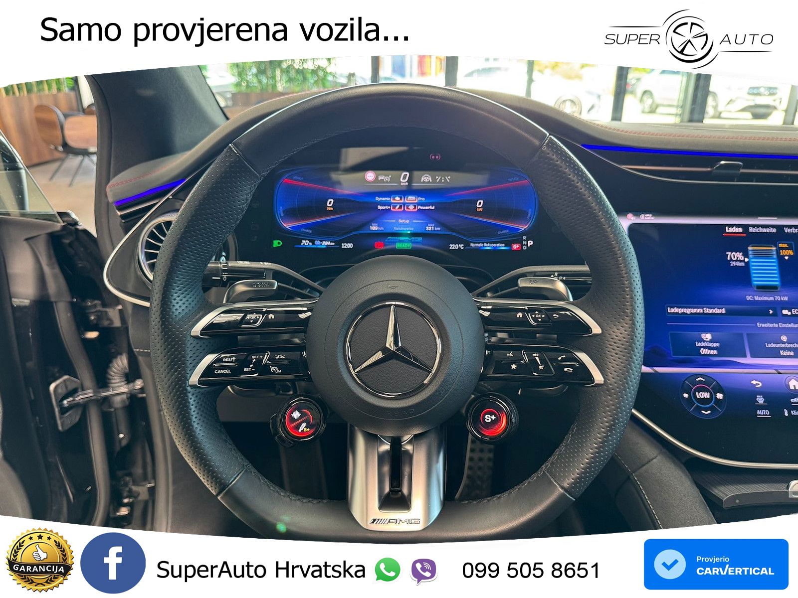 Mercedes EQE AMG 43 100 kWh (476 KS) 4MATIC ZRAČNI+ACC+GR SJED+KAM+PANO