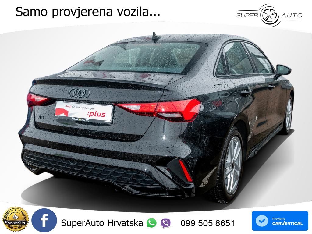 Audi A3 Limuzina 30 TFSI (116 KS) S tronic S line LED+GR SJED+ACC