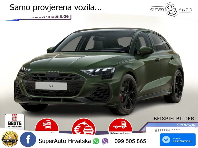 Audi S3 2.0 TFSI (333 KS) quattro S tronic MATRIX+GR SJED+KAM