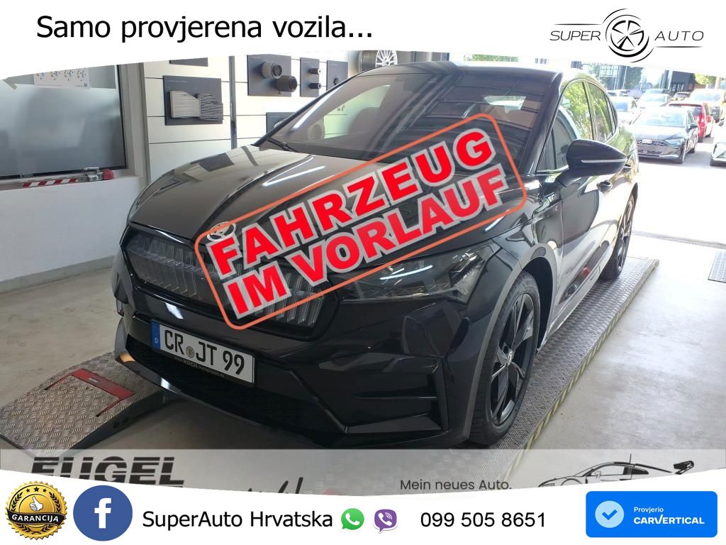 Škoda Enyaq iV RS 82 kWh (299 KS) AWD LED+GR SJED+ACC